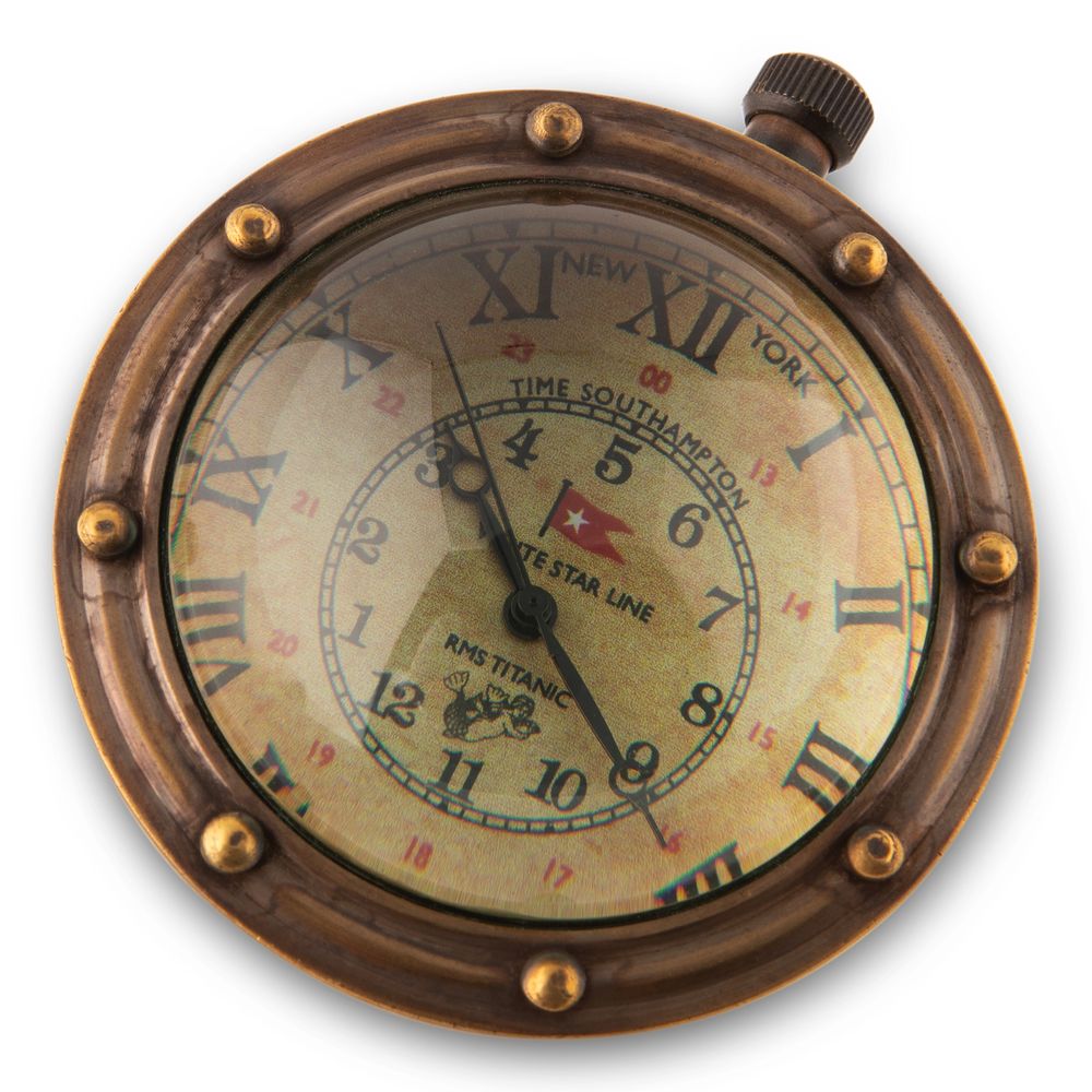 Authentic Models Porthole Eye Of Time Watch, Bronzed