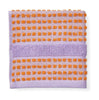 Juna Check Washcloth 30x30 Cm, Purple