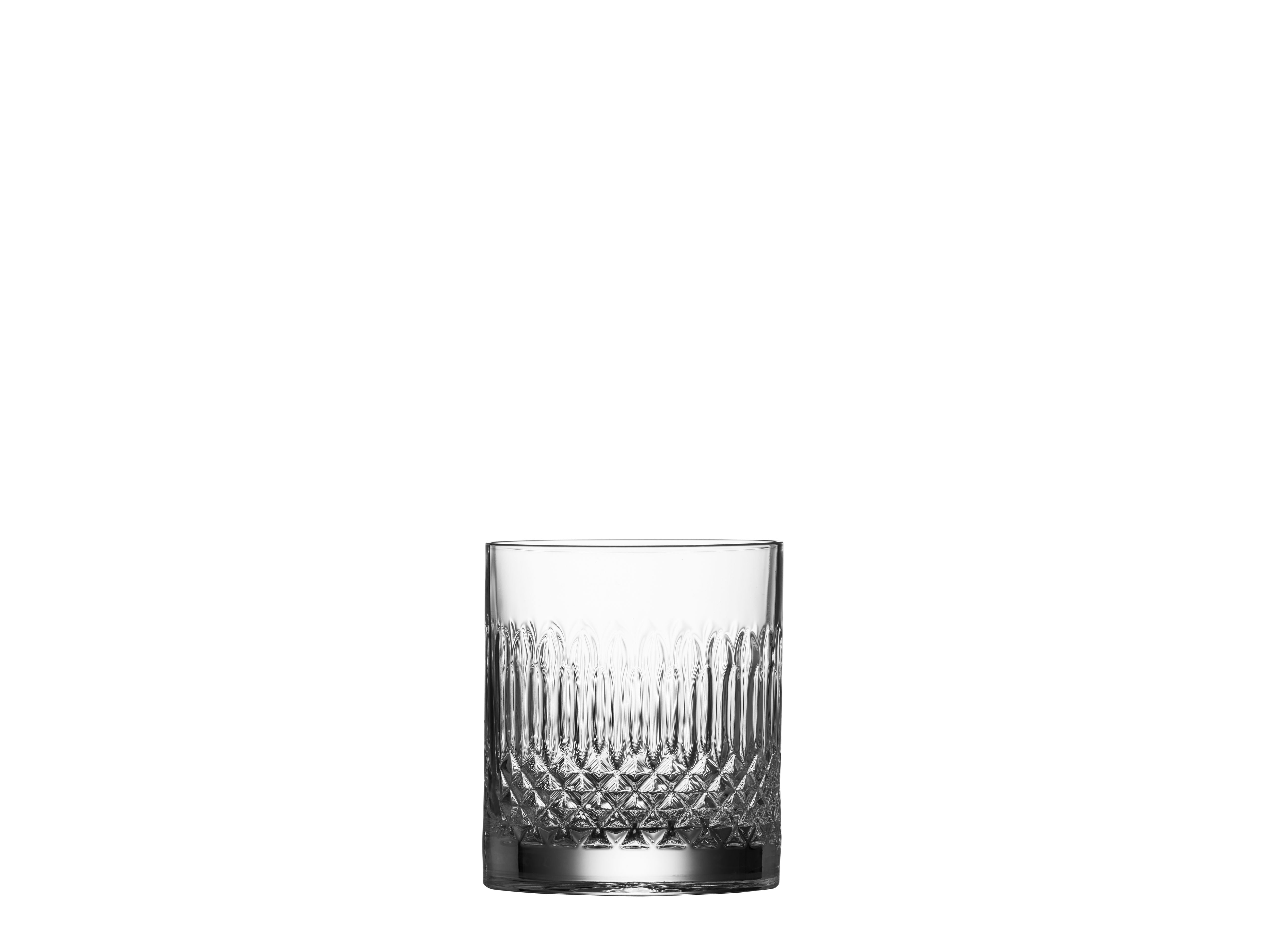 Luigi Bormioli Diamante Water Glass/Whisky Glass, Set Of 4