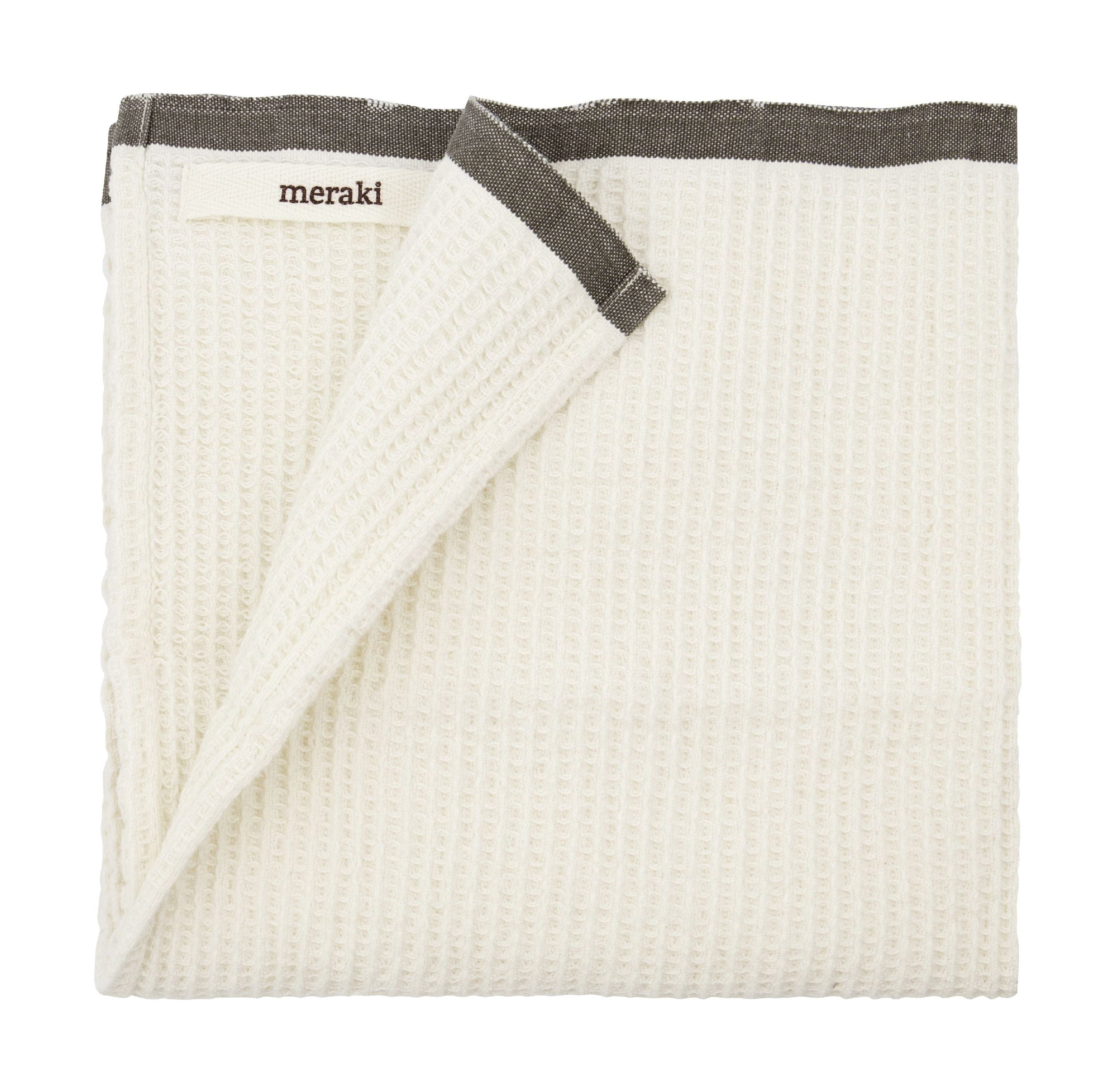 Meraki Bar Kitchen Towel Set Of 2, Grey