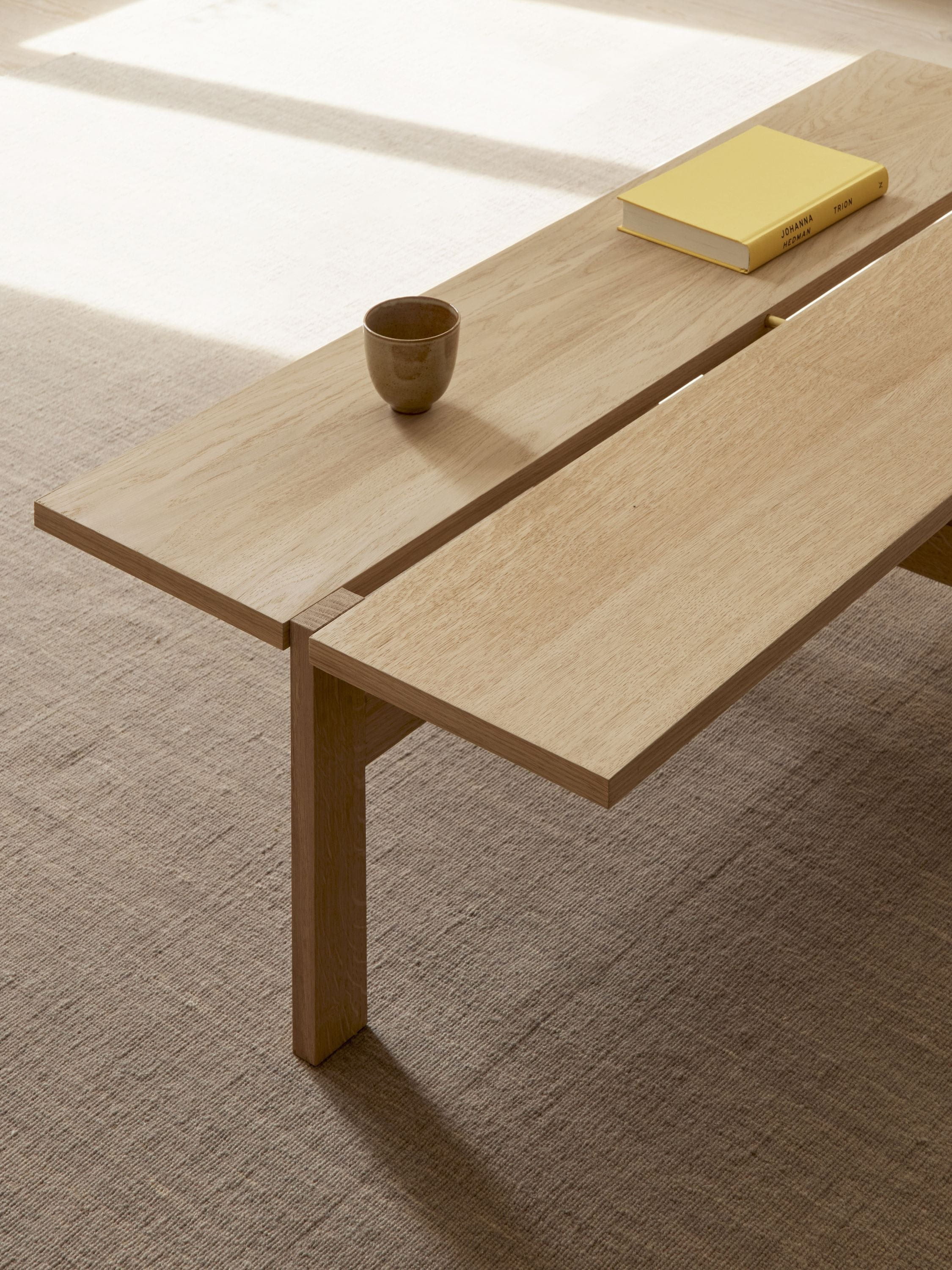Moebe Rectangular Coffee Table, 115 cm