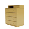 Montana Keep Chest Of Drawers With 3 Cm Plinth, Cumin Yellow