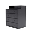Montana Keep Chest Of Drawers With 3 Cm Plinth, Carbon Black