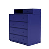 Montana Keep Chest Of Drawers With 3 Cm Plinth, Monarch Blue