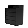 Montana Keep Chest Of Drawers With 3 Cm Plinth, Black