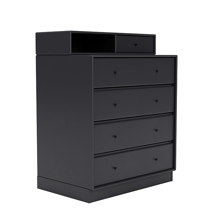 Montana Keep Chest Of Drawers With 7 Cm Plinth, Anthracite