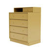 Montana Keep Chest Of Drawers With 7 Cm Plinth, Cumin Yellow