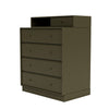 Montana Keep Chest Of Drawers With 7 Cm Plinth, Oregano Green