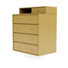 Montana Keep Chest Of Drawers With Suspension Rail, Cumin Yellow