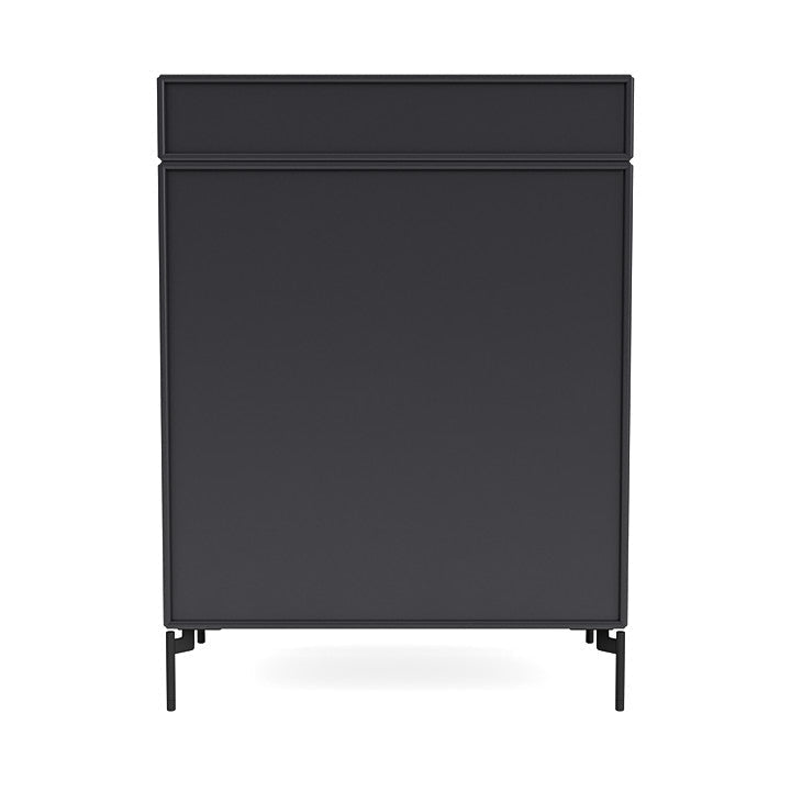 Montana Keep Chest Of Drawers With Legs, Anthracite/Black