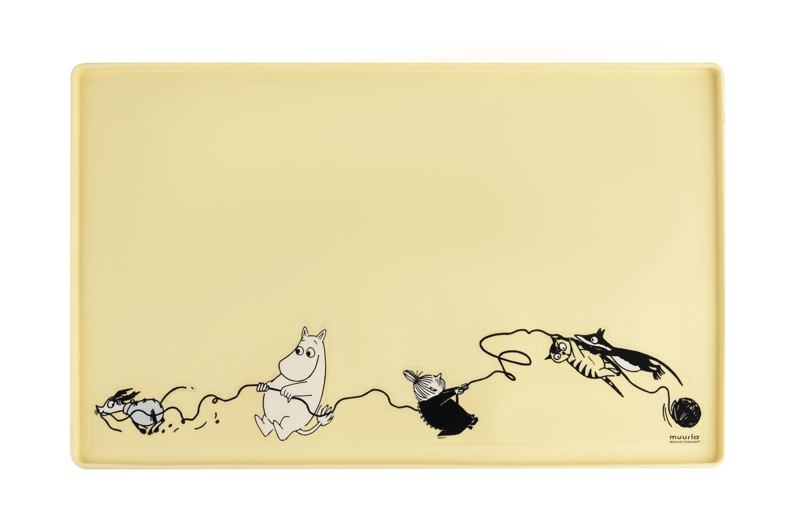 Muurla Moomin Pets Silicone Mat, Yellow