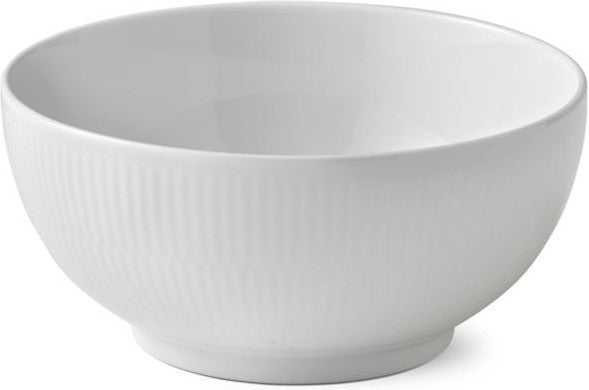 Royal Copenhagen White Fluted Bowl, 110cl