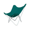 Cuero Sunshine Mariposa Butterfly Chair, Forest Green/Grey Outdoor Frame