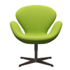  Swan™ Lounge Chair Brown Bronze/Fame Neon Green