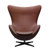 Fritz Hansen The Egg™ Lounge Chair, Grace Chestnut Leather Anniversary Collection