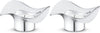 Georg Jensen Cobra Tealight Holder, 2 Pcs.