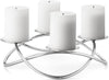 Georg Jensen Season Grand Candle Holder Stainless Steel, 28 Cm
