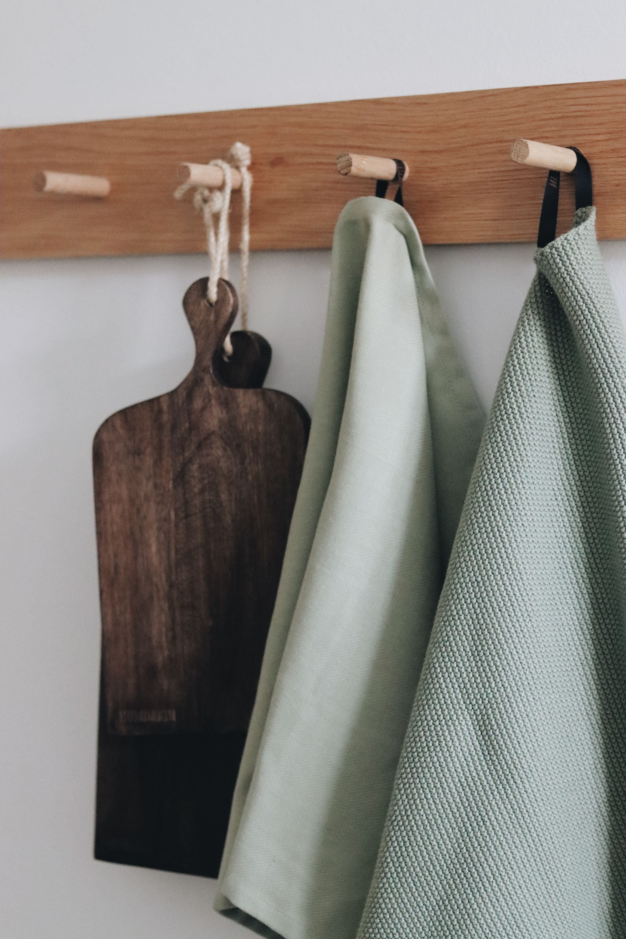 Humdakin Knitted Kitchen Towel, Green Tea