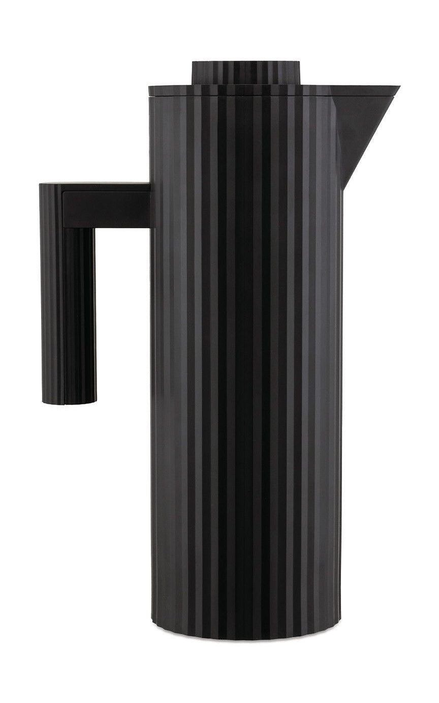 Alessi Plissé Thermo Insulated Jug 1 L, Black