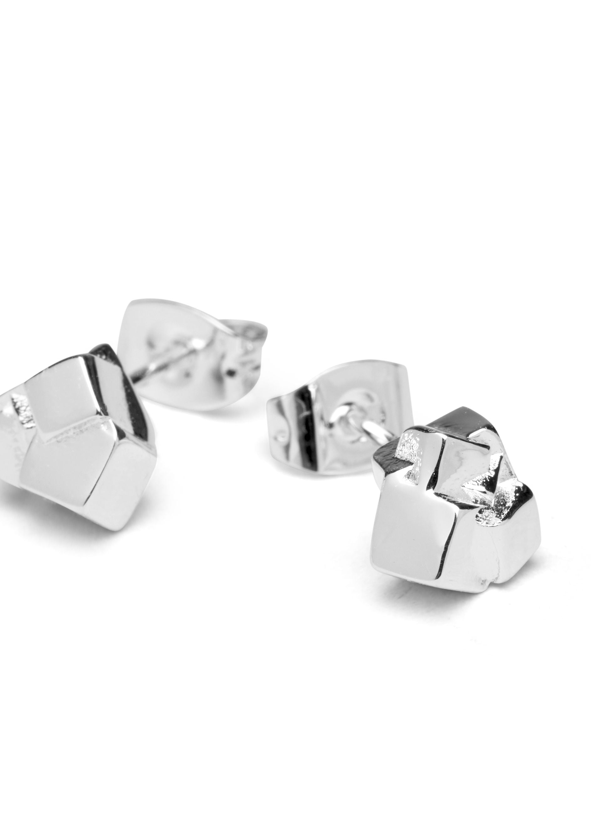 Skultuna Morph Mini Earrings, Silver Plated