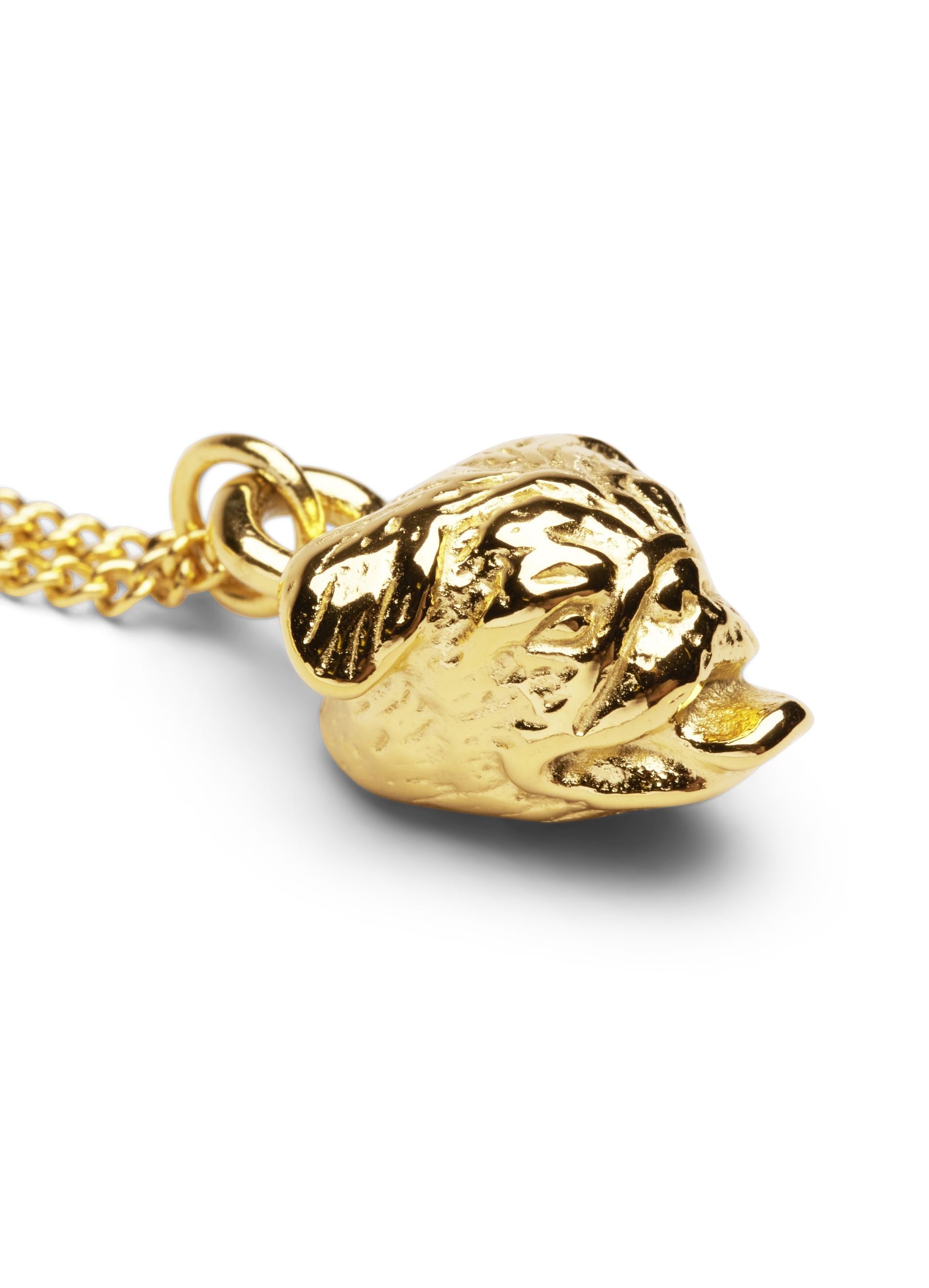 Skultuna Pug Necklace, Gold Plated
