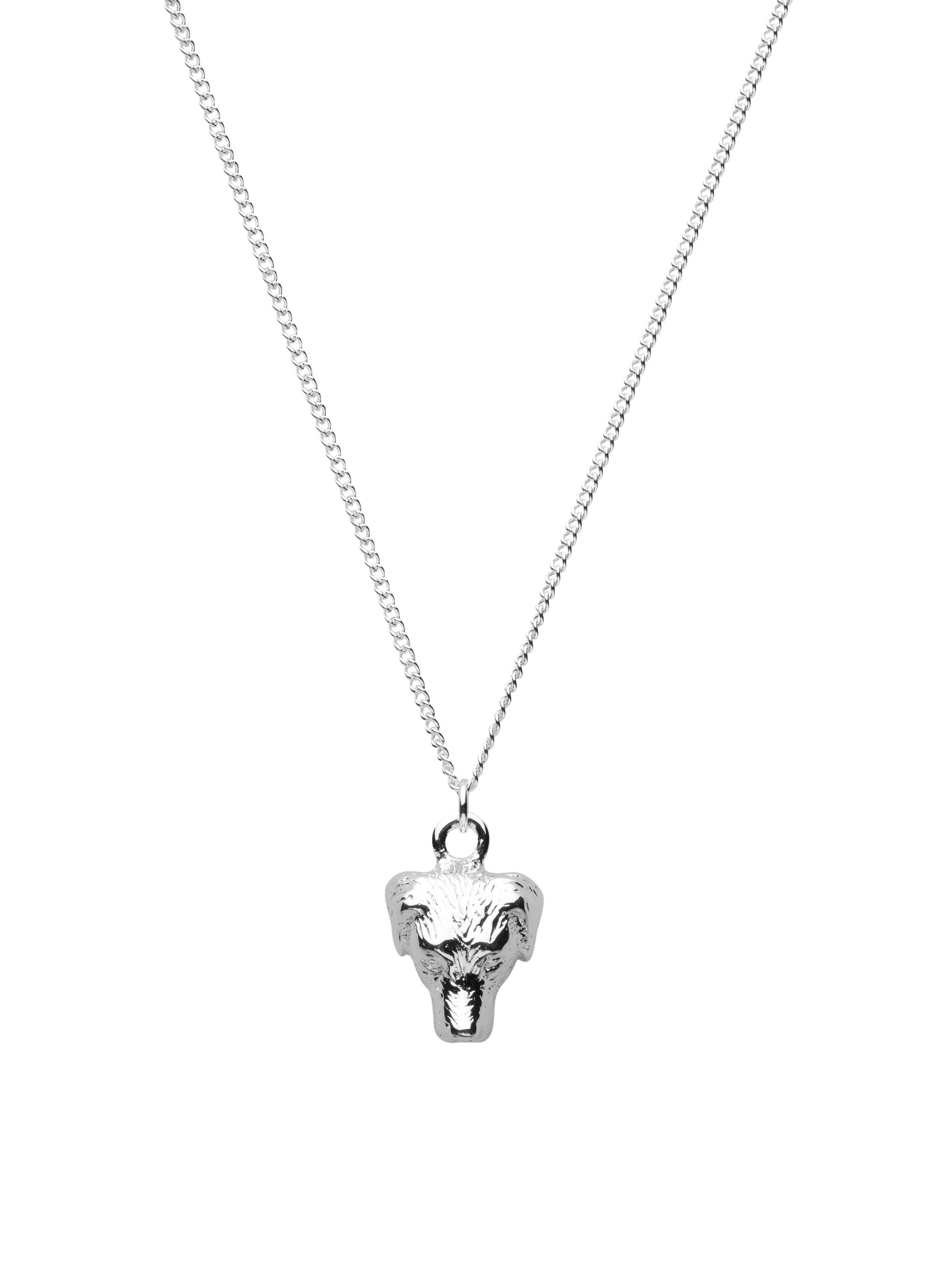 Skultuna Labrador Necklace, Silver Plated