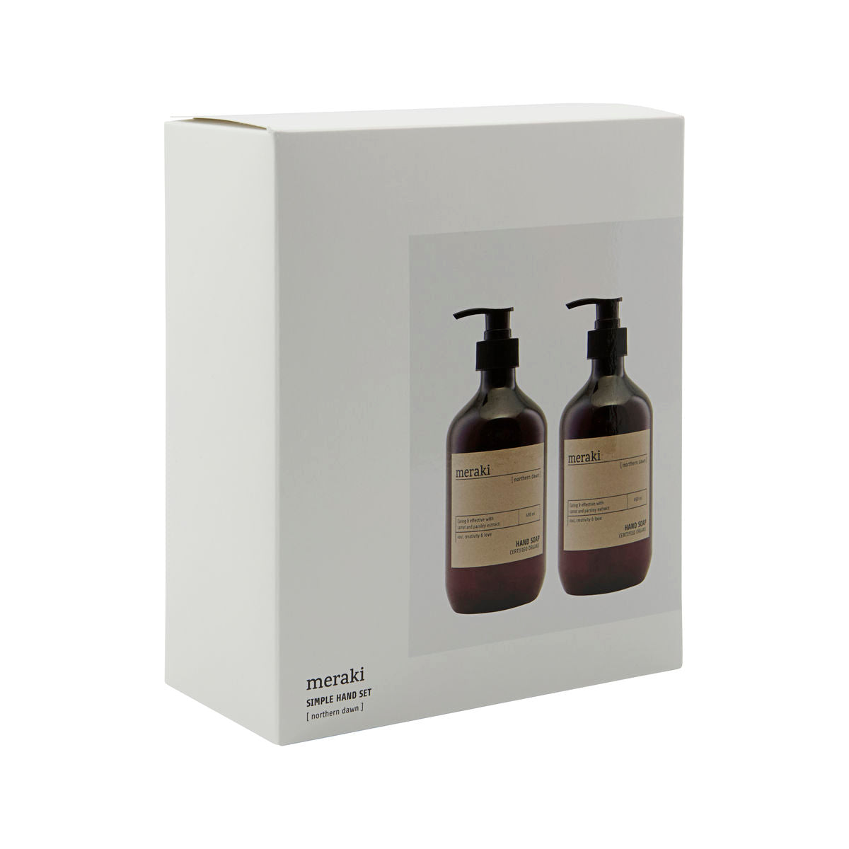 Meraki Gift Box, Simple Hand Set Northern Dawn Hand Soap