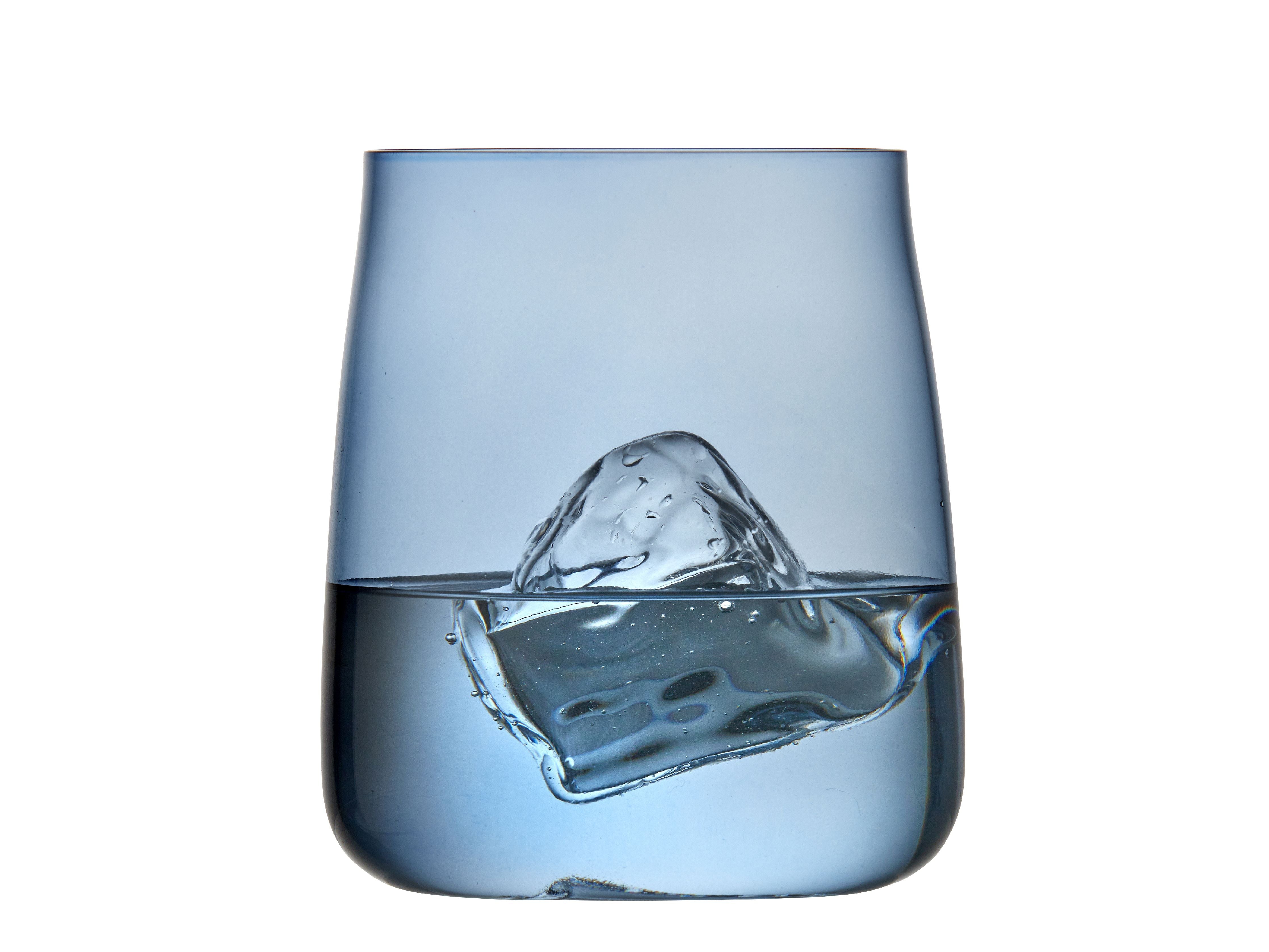 Lyngby Glas Krystal Zero Water Glass 42 Cl 4 Pcs, Blue