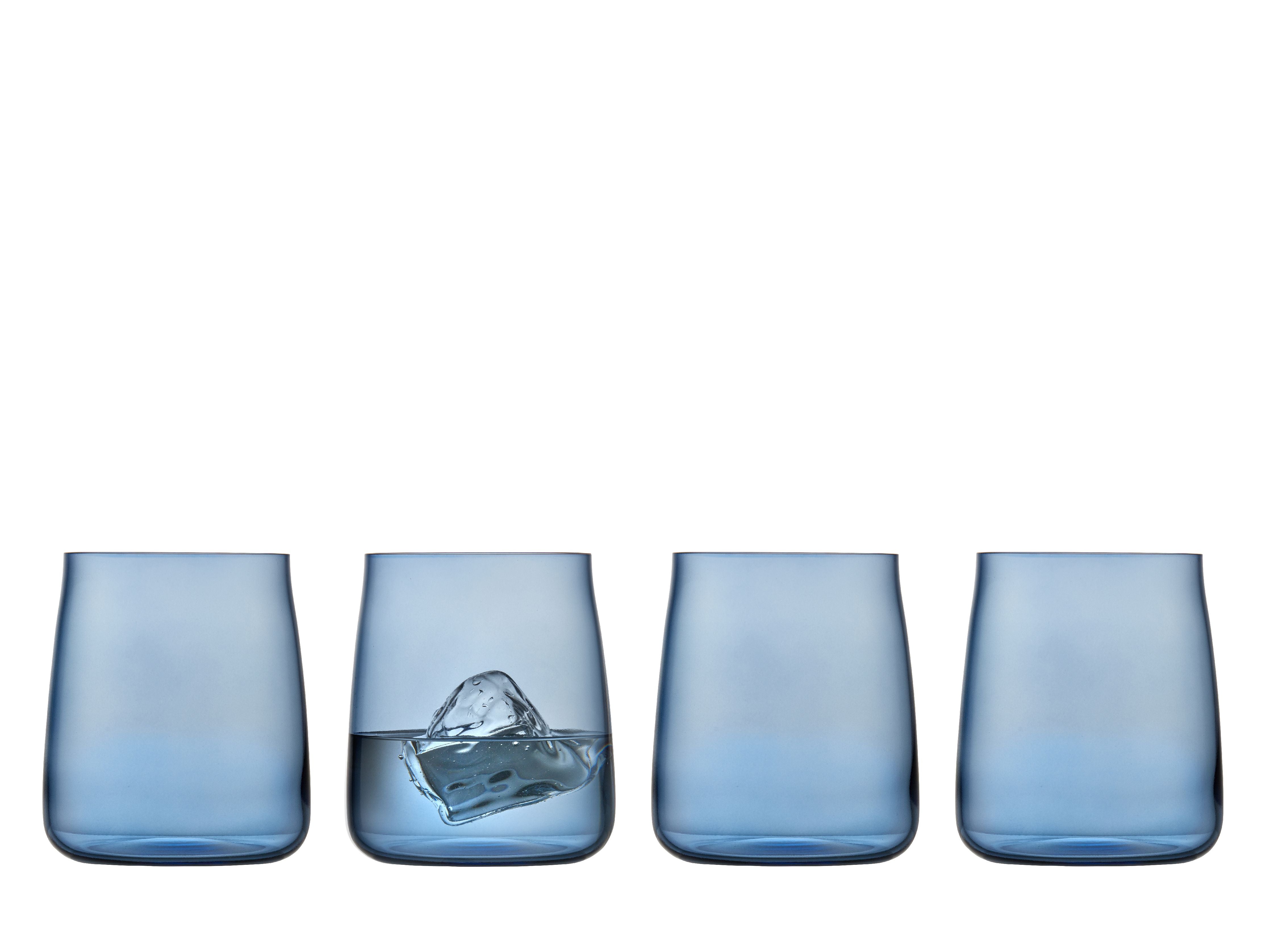 Lyngby Glas Krystal Zero Water Glass 42 Cl 4 Pcs, Blue