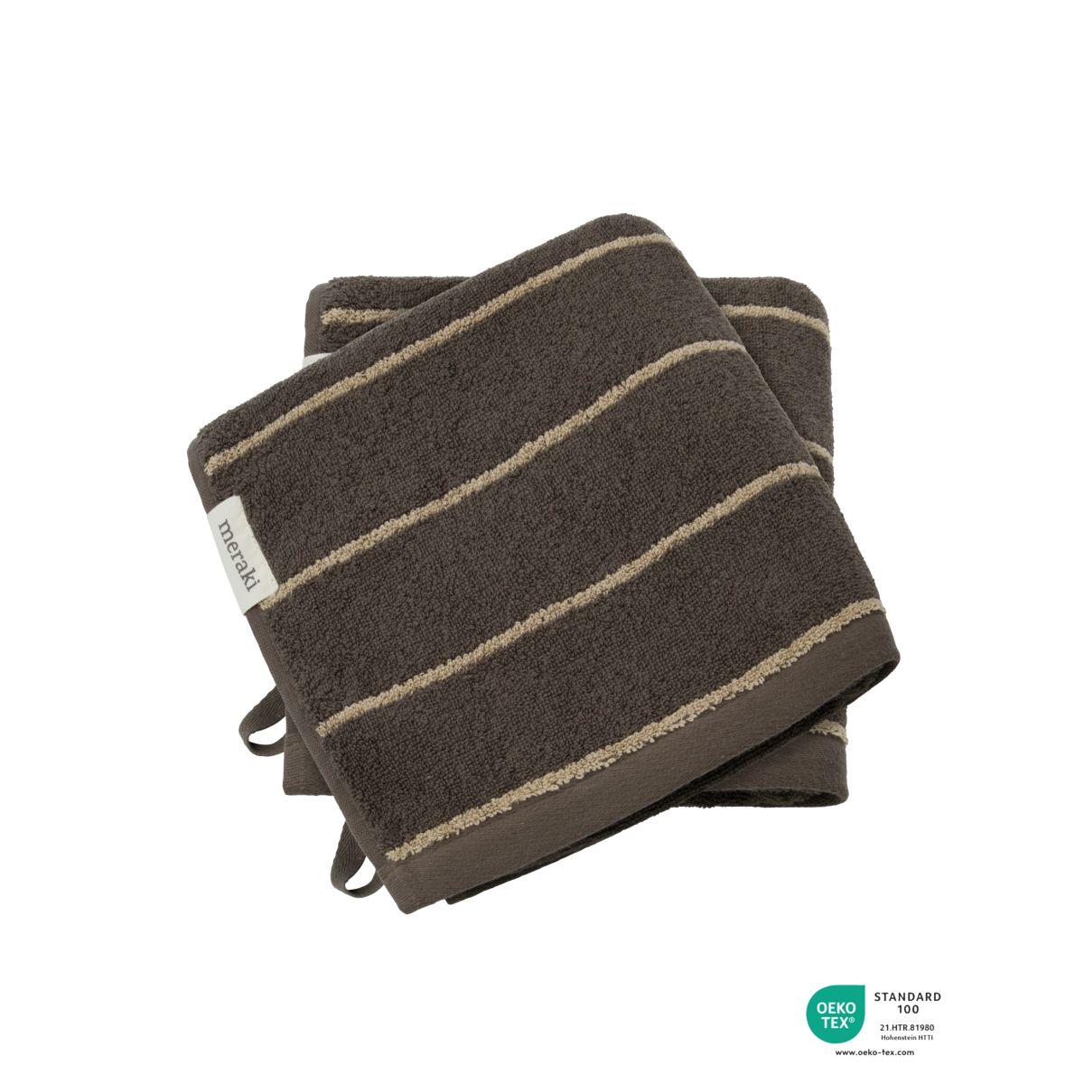 Meraki Towel Stripe 50x100 Cm, Army