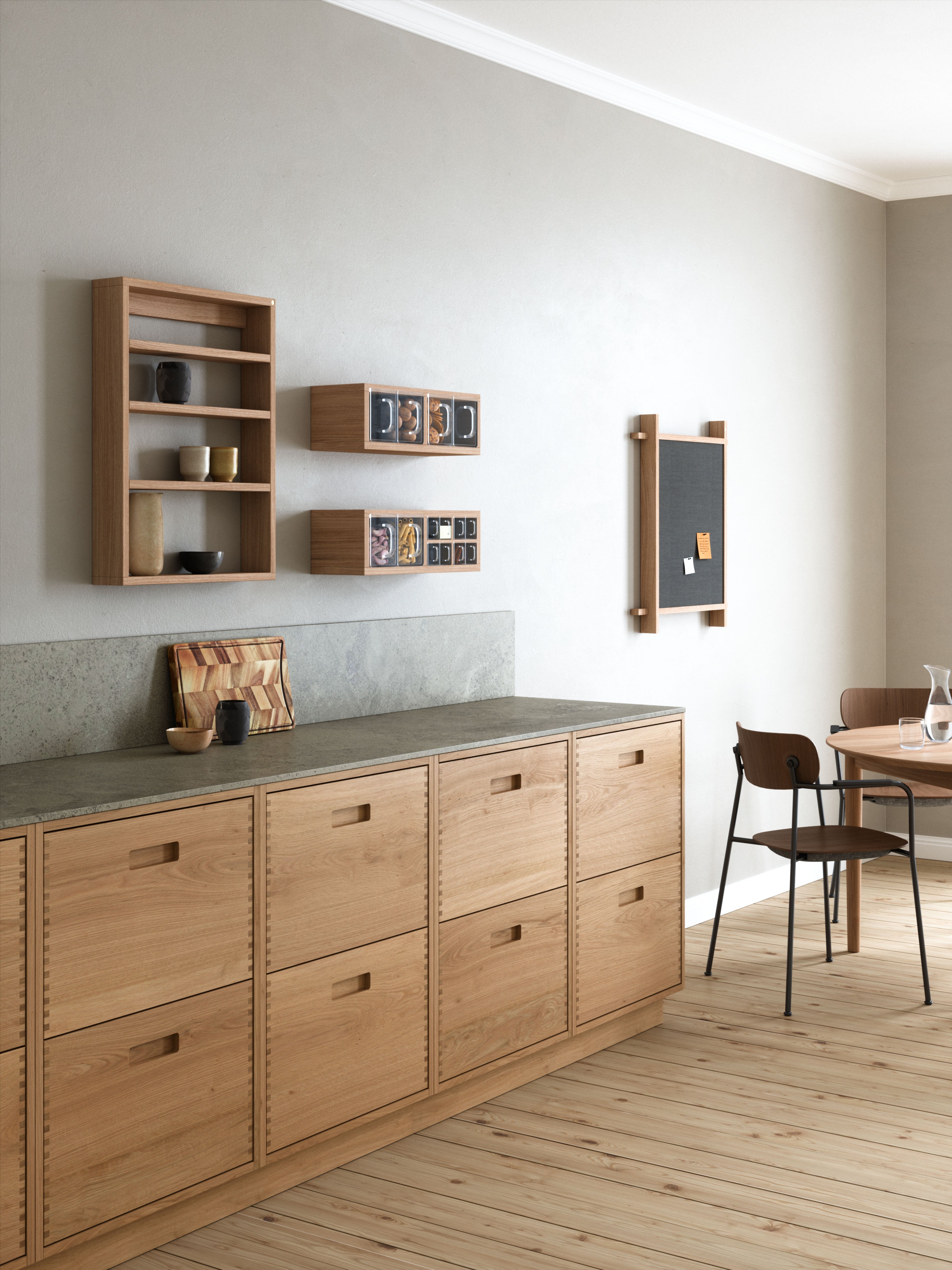 Andersen Furniture Collect Pinboard Oak, Large