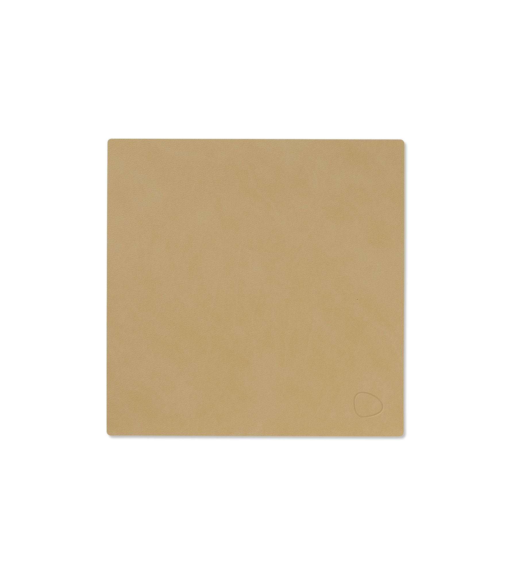 Lind Dna Table Mat Square Small, Khaki