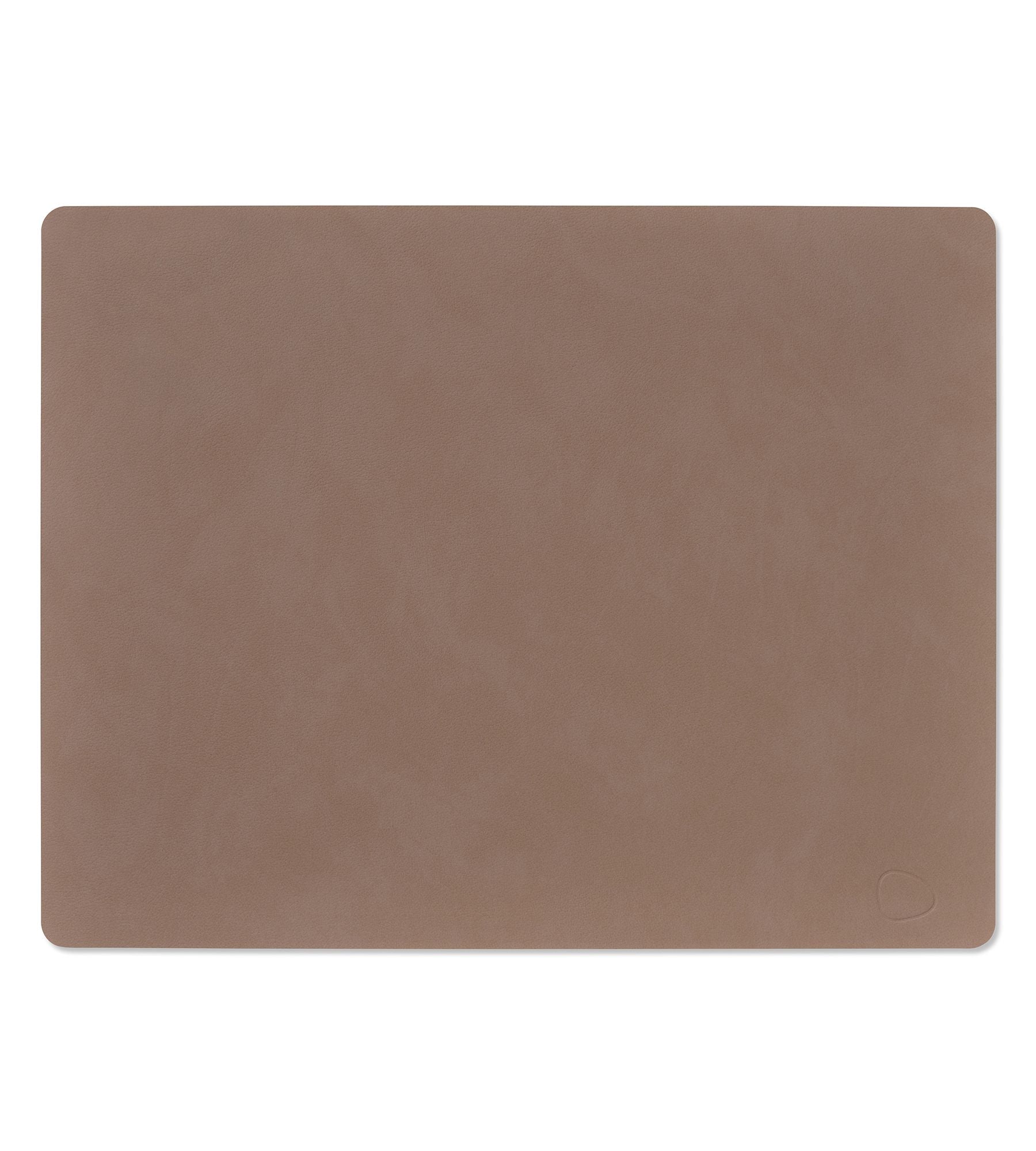 Lind Dna Table Mat Square Large, Truffle