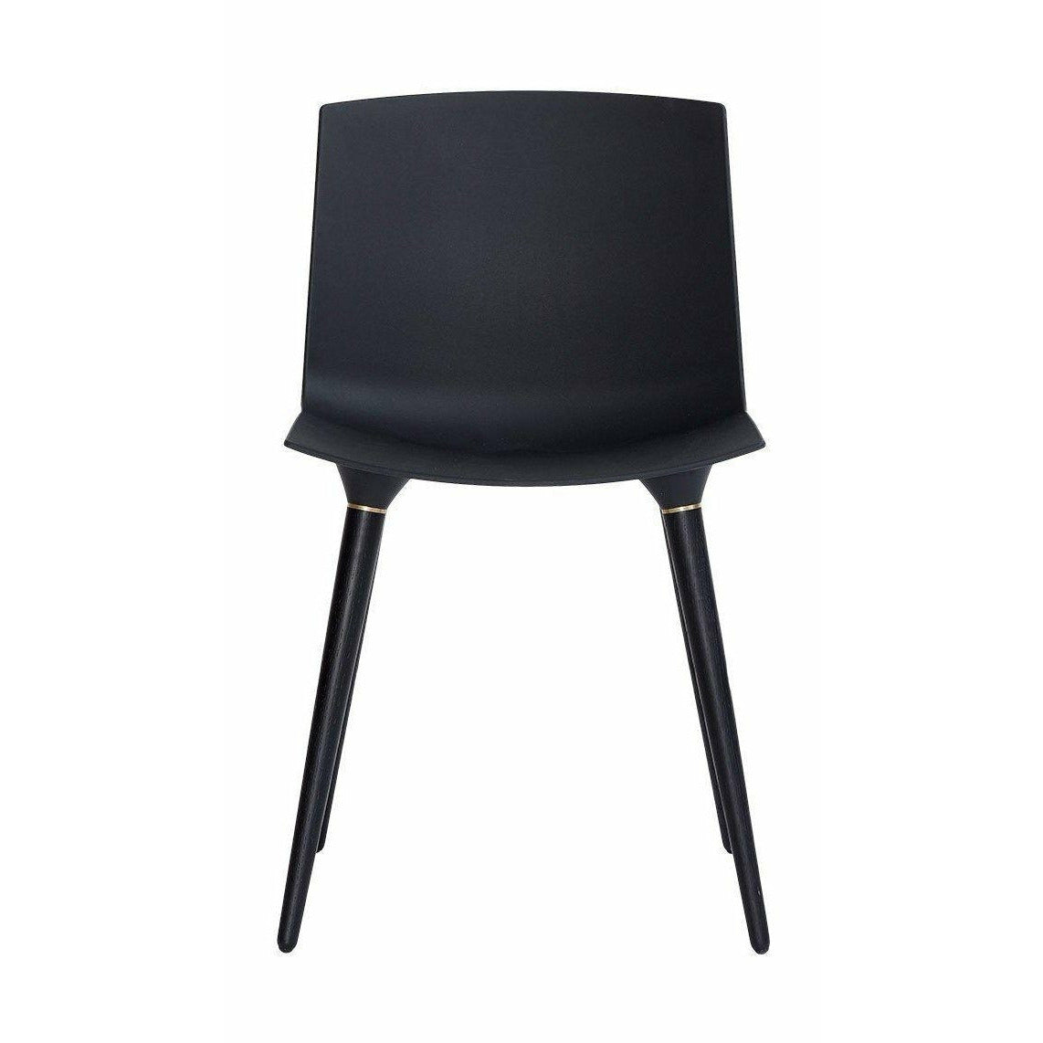Andersen Furniture Tac Stuhl Eiche schwarz lackiert, Sitz Kunststoff schwarz