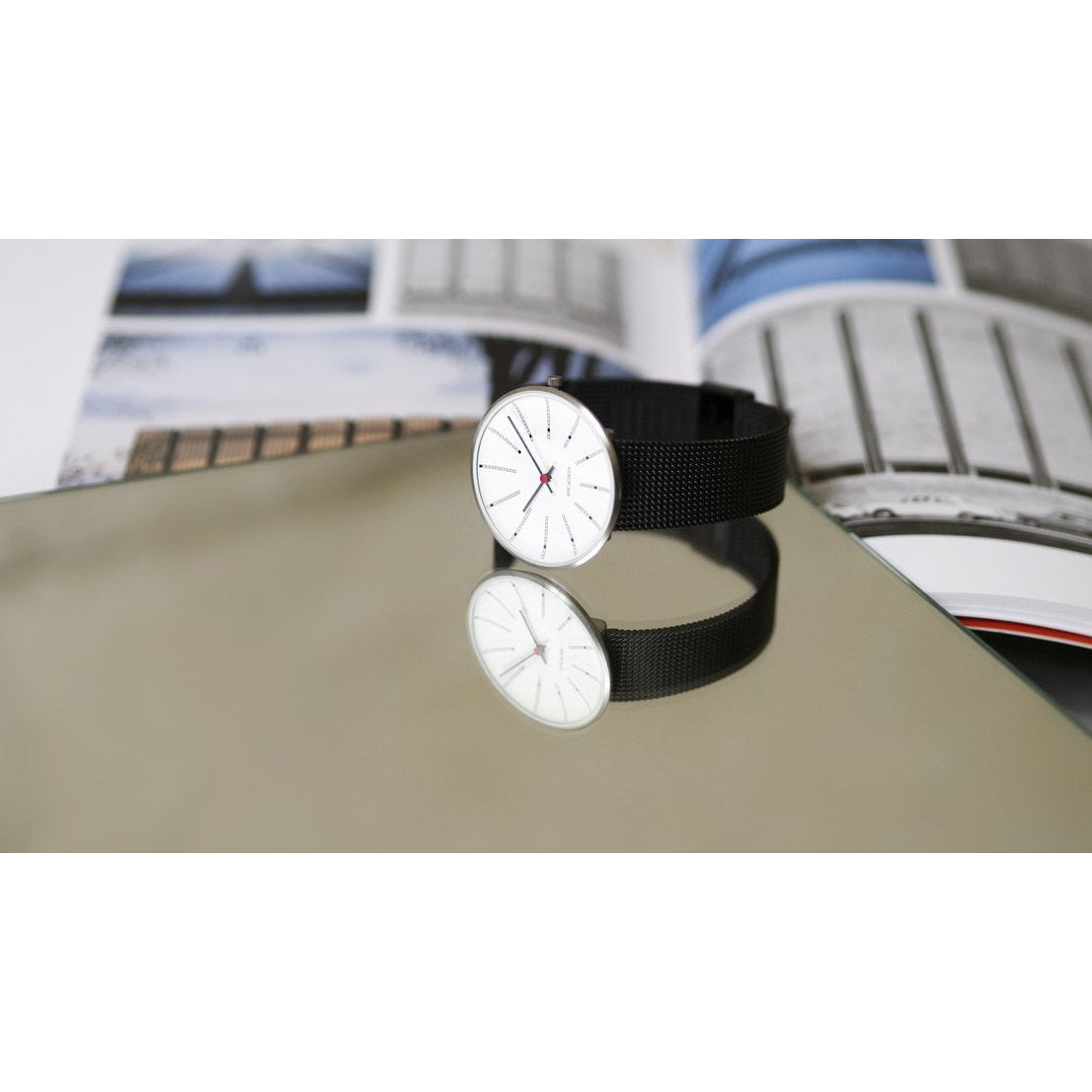 Arne Jacobsen Roman Wristwatch Red, ø34