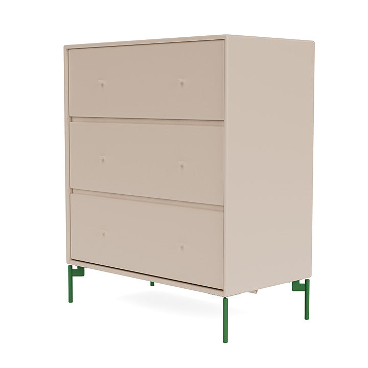 Montana Carry Dresser With Legs, Clay/Parsley