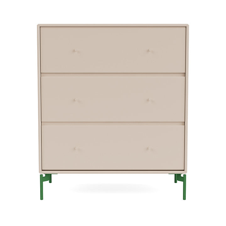 Montana Carry Dresser With Legs, Clay/Parsley