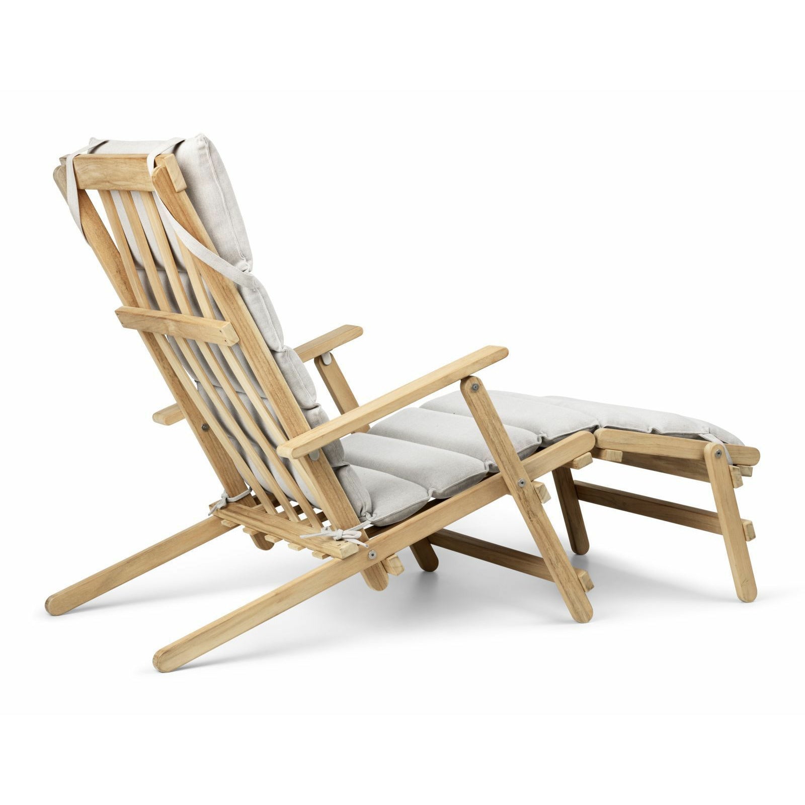 Carl Hansen Bm5565 Extended Deck Chair, Untreated Teak