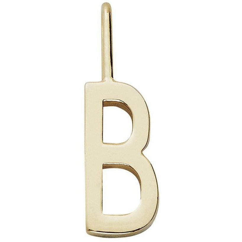 Design Letters Buchstaben Anhänger A-Z 10 Mm, Gold, B-Anhänger-Design Letters-5710498151287-90201547B-DES-inwohn