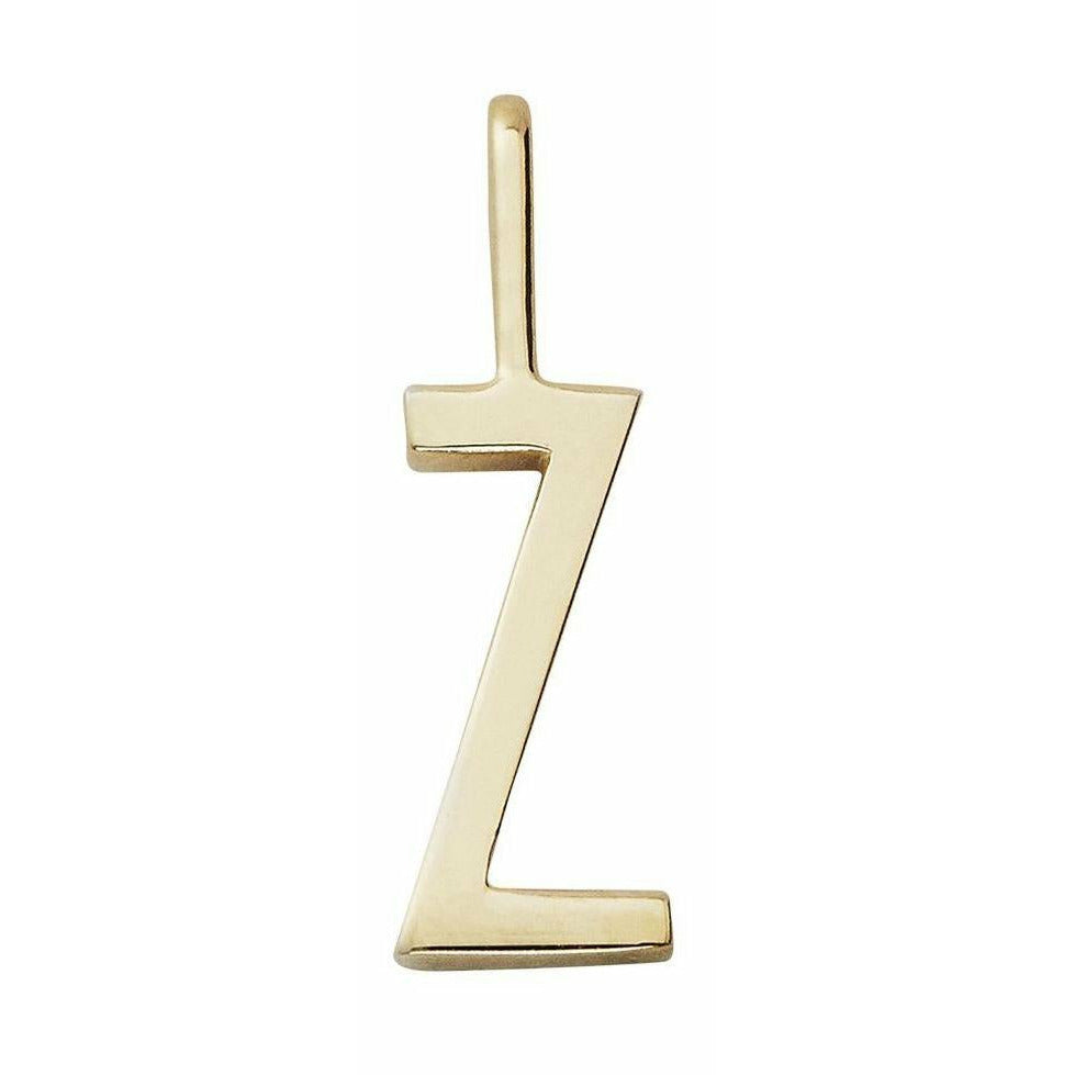 Design Letters Buchstaben Anhänger A-Z 10 Mm, Gold, Z-Anhänger-Design Letters-5710498151522-90201547Z-DES-inwohn