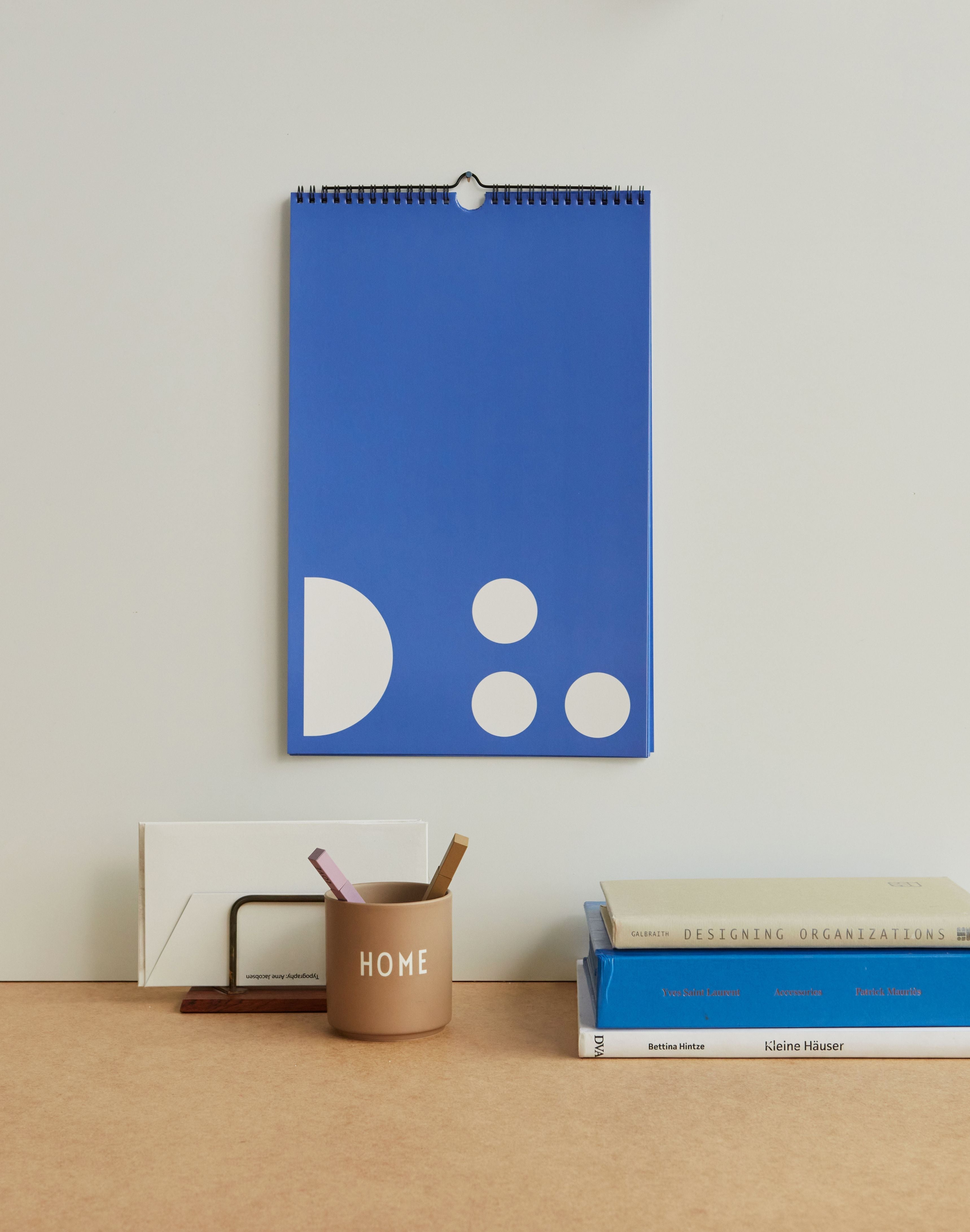 Design Letters Monthly Planner, Cobalt Blue
