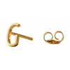 Design Letters Ohrring mit Buchstabe, Gold, G