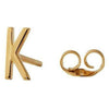 Design Letters Ohrring mit Buchstabe, Gold, K