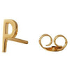 Design Letters Ohrring mit Buchstabe, Gold, P