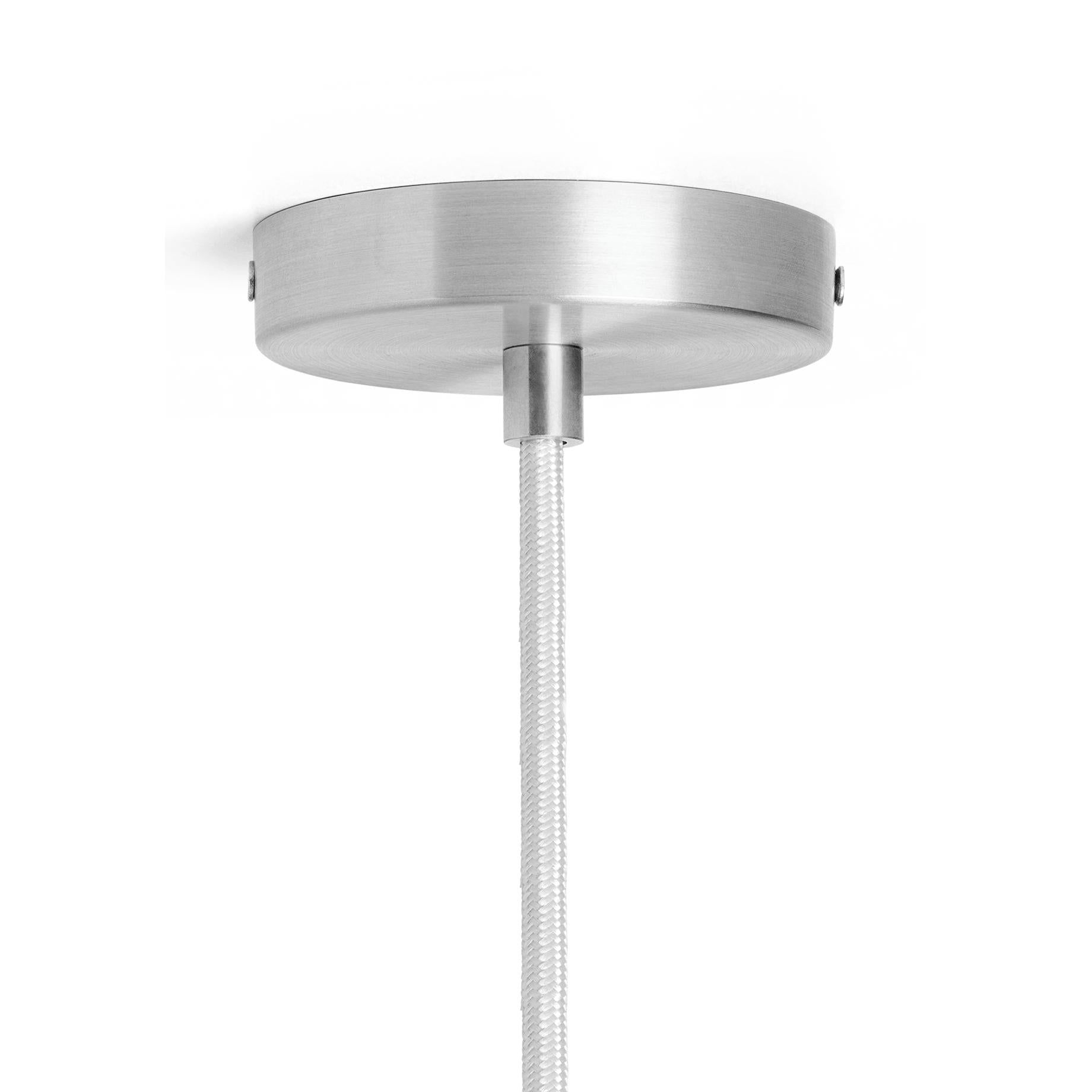 Ferm Living Vuelta Suspension Lamp Stainless Steel ø60 Cm, White
