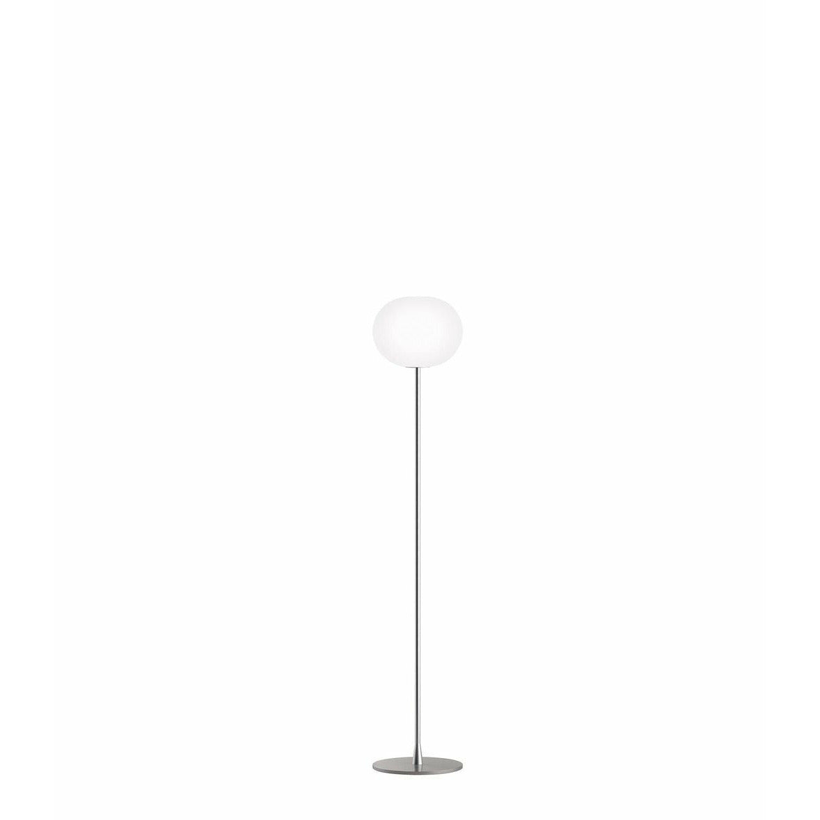 Flos Glo Ball F2 Floor Lamp, Silver