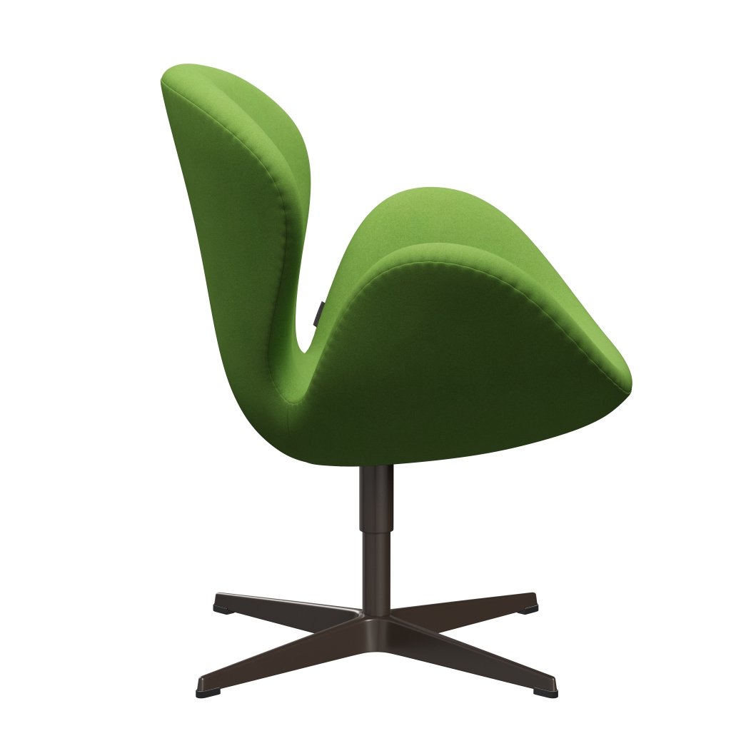 Fritz Hansen Swan Lounge Chair, braune Bronze/Divina -Limettenlicht