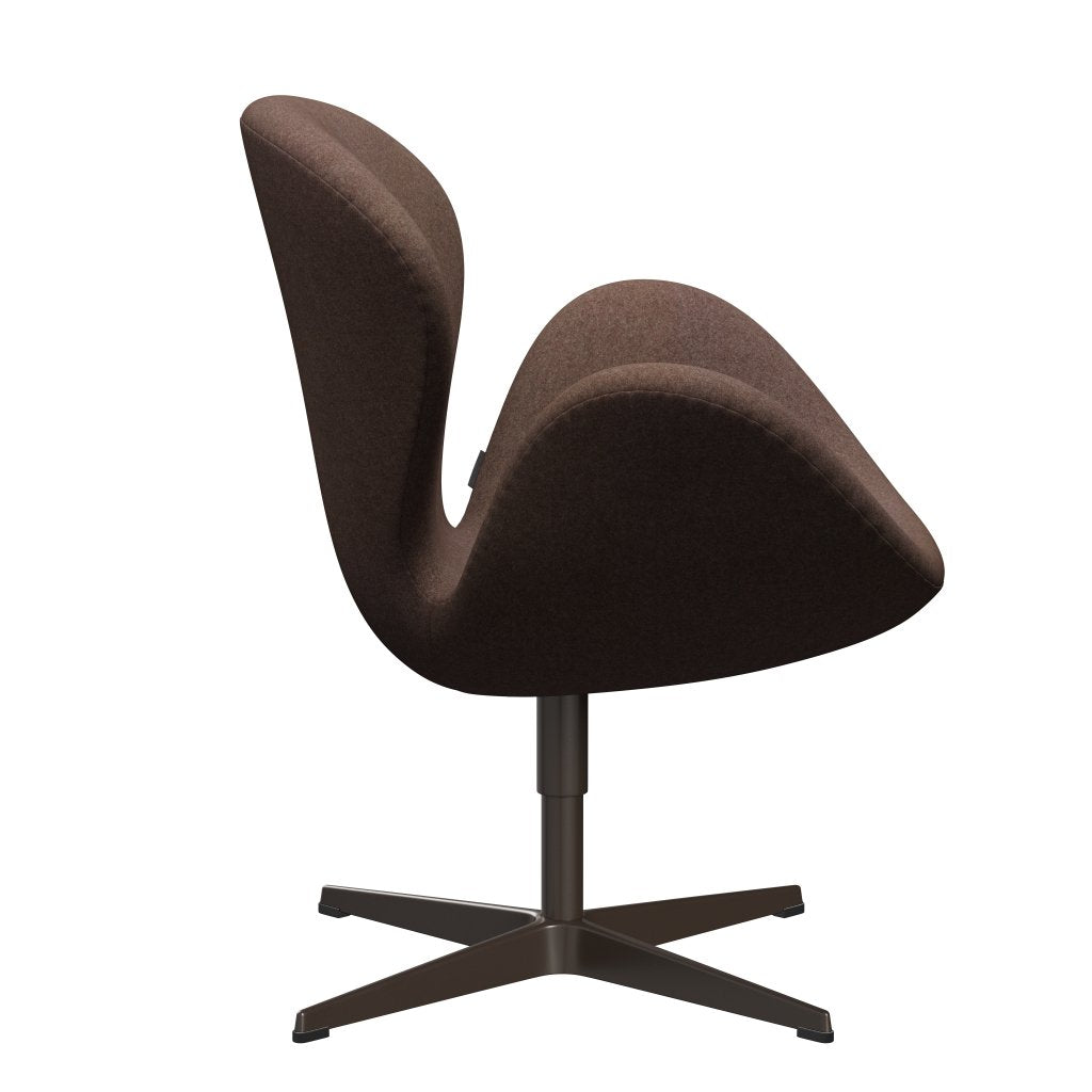 Fritz Hansen Swan Lounge Chair, braune Bronze/Divina MD Haselnuss