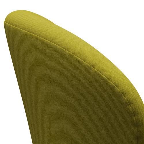 Fritz Hansen Swan Lounge Stuhl, braune Bronze/Tonus -Limettengrün