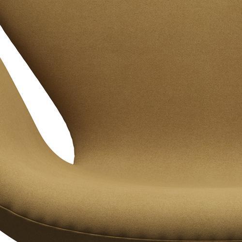 Fritz Hansen Swan Lounge Stuhl, Satin gebürstet Aluminium/Divina Sandlicht